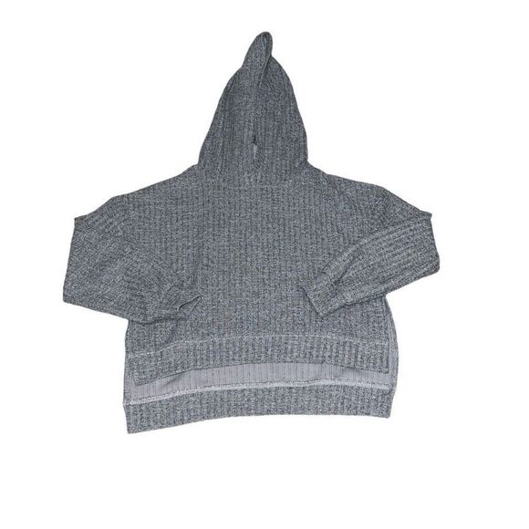 Joyfolie Mia Joy Girls Hoodie Hooded Top Ribbed Heather Gray Boxy size 10 - Picture 1 of 8